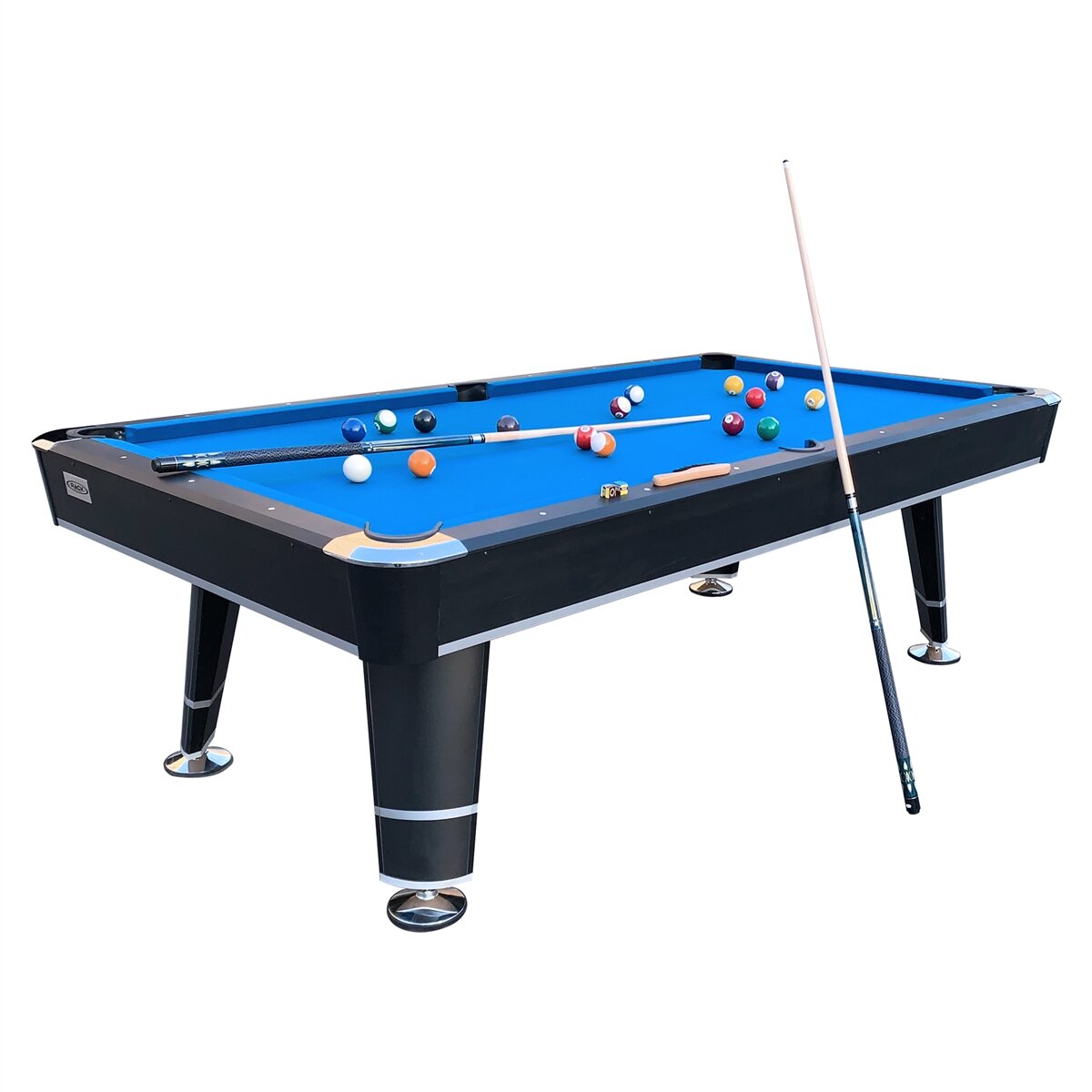 RACK Pool Tables Table de billard / de billard 8 pieds Rack Orion (bleu) -  Wayfair Canada