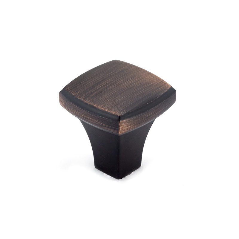 Expression Square Knob, Brushed Oil-Rubbed Bronze