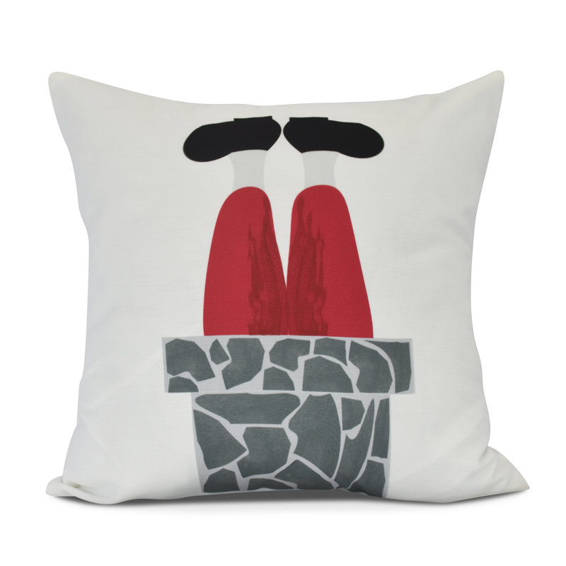Coussin de jeté away it va, H 18 po x l 18 po, Gris