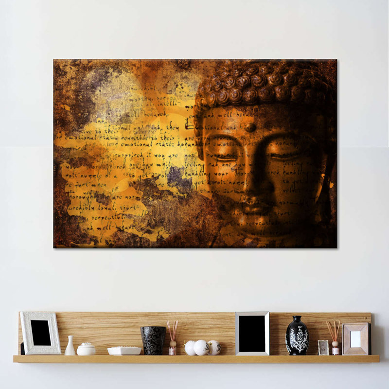 «Buddhist Buddhism», reproduction sur toile, H 20 po x l 30 po x P 1,25 po