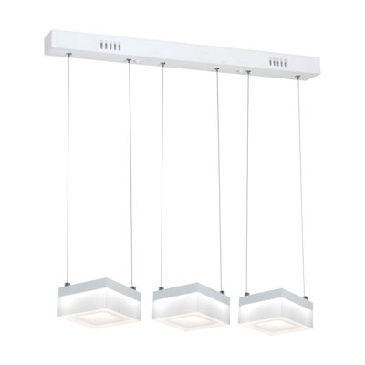 Baguia 3 - Light White LED Kitchen Island Pendant