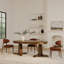 Emalie Extension Dining Table Vintage Brown
