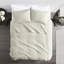 3 pièces courtepointe crème double / grand - microfibre et coton, réversible pour une nuit de sommeil sereine douce, avec literie en coton-116011621-116011624