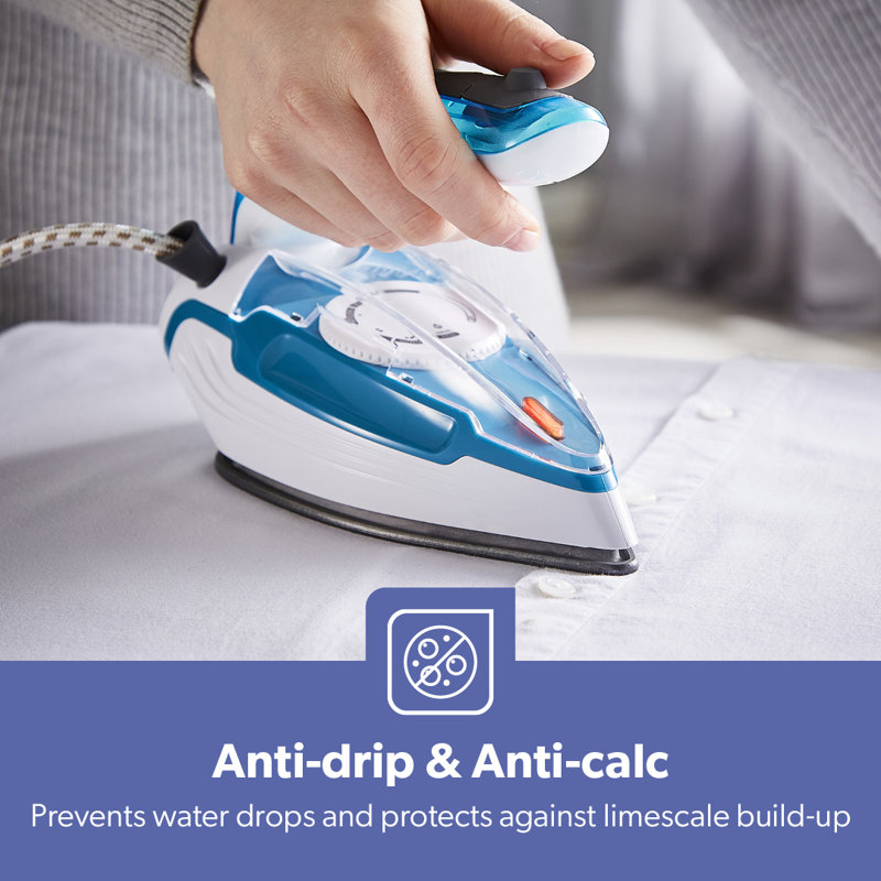 GEEPAS Travel Steam Iron Clothes Dry & Steam Press 1100W