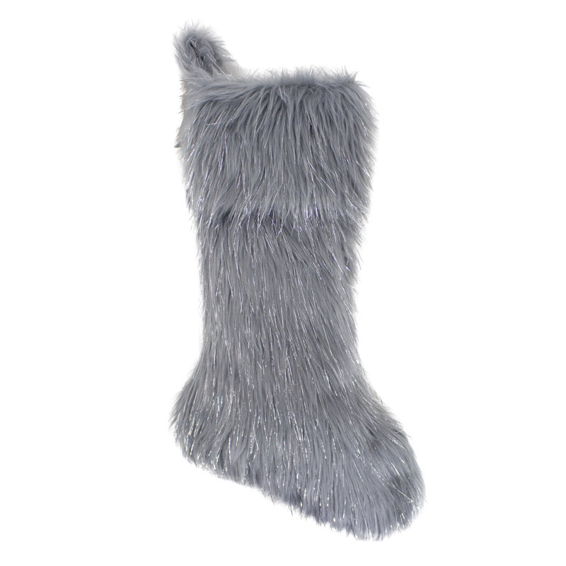 Christmas Stocking, Gray