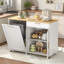 Kitchen Island With Charging Station And Storage