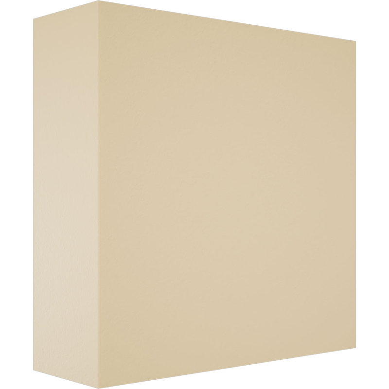 Rosette standard à bord carré Sedgwick (paquet de 4), H 3 po x l 3 po x P 1 po