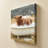 Bathing Bull by Gail Peck - Graphic Art on Canvas