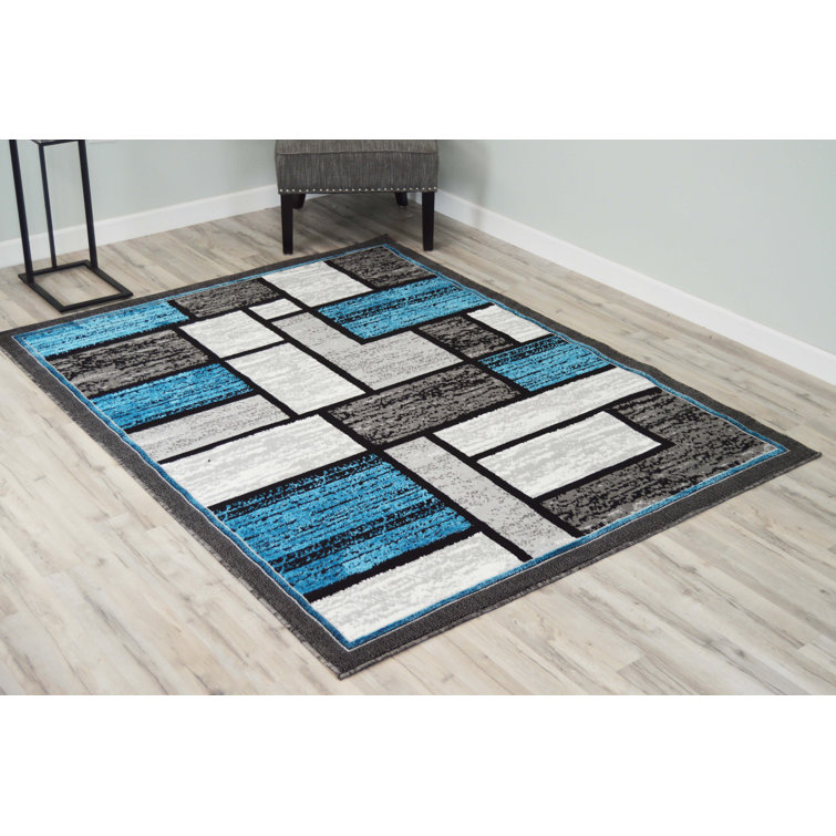 Tapis turquoise Anarah