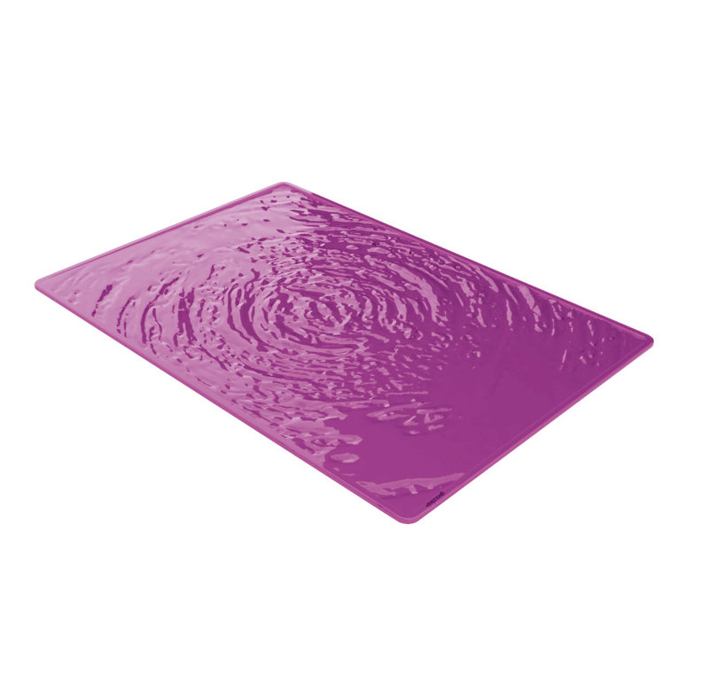 Aqua Rectangle Placemat, Purple