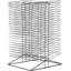 Séchoir à double face en acier avec 50 tablettes pour le séchage des œuvres d'art, du papier et des médias, construction entièrement soudée en acier avec finition en émail cuit