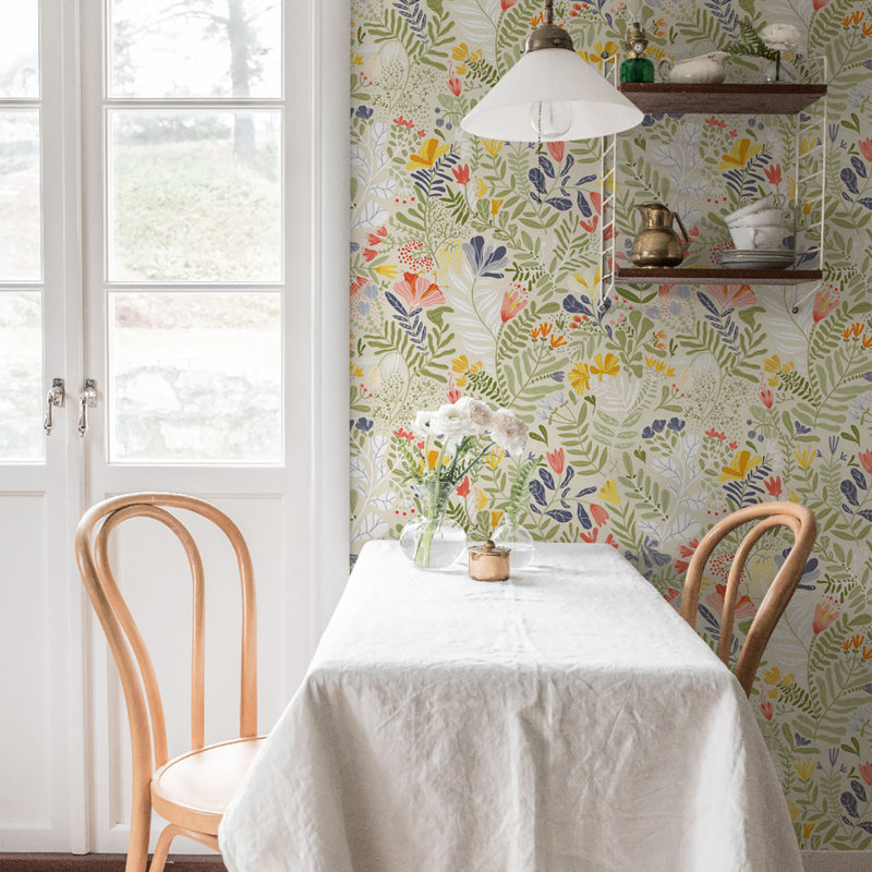 Cahterine 10.05m x 53cm Wallpaper Roll, Beige