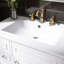 Rangement de salle de bain autoportant avec meuble-lavabo avec porte à fermeture en douceur-169761624