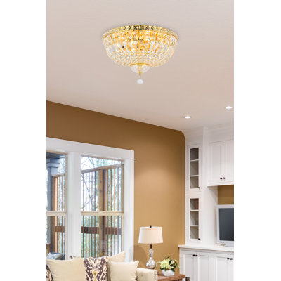 Stinnett Crystal Flush Mount