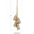 Jodina Metal Cluster Indoor Outdoor Gold Decorative Bells with Jute Hanging Rope