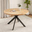 Table de salle à manger Kadison 46,4 po en MDF avec pieds en acier au carbone-1955929733