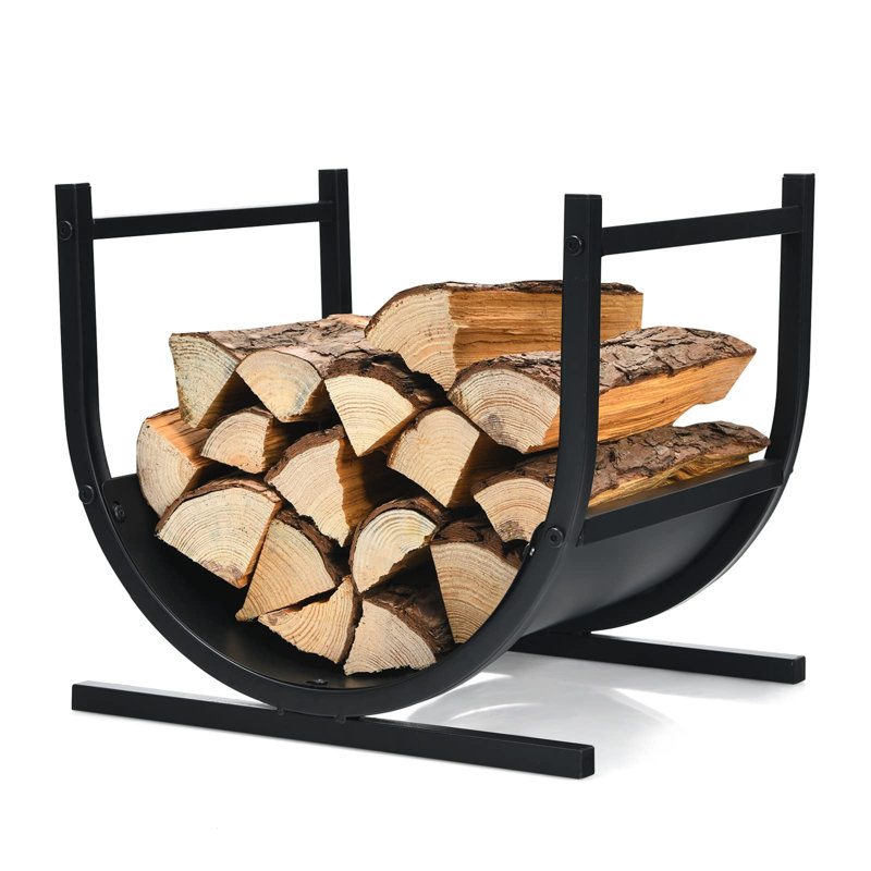 45cm W Metal Log Rack