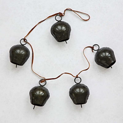 Black Iron Cow Bell Hanging