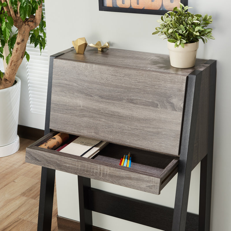 Vic 26" Width Drop-Down Secretary Desk