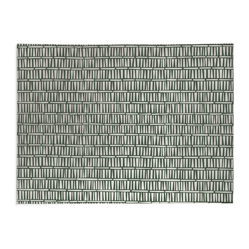 Tapis de bureau léger Heritage Haven, L 6 pi x L 4 pi, Chimichurri
