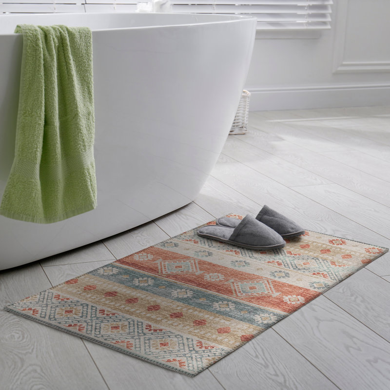 Jerrell Chenille Washable Moroccan Rug, Rectangle 1'8" x 2'6"