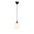 1 - Light Black Single Pendant