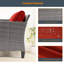 Chaise de patio avec coussins Chamisa-1445883151
