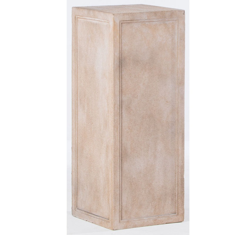 Piédestal Bruceville, Taupe, H 31,5 po x l 12,25 po x P 12,25 po