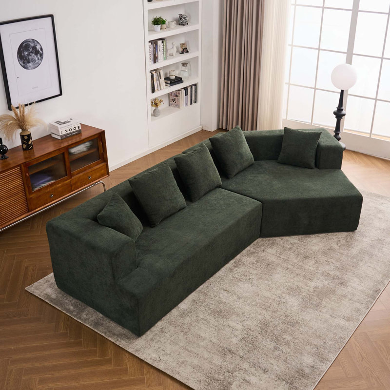 Canapé en mousse viscoélastique_Standard_W2363S00, Vert