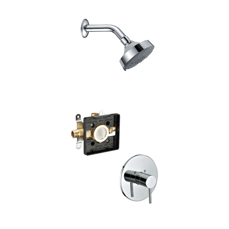 Pinnacles Series Shower Faucet with Rough in-Valve, Chrome