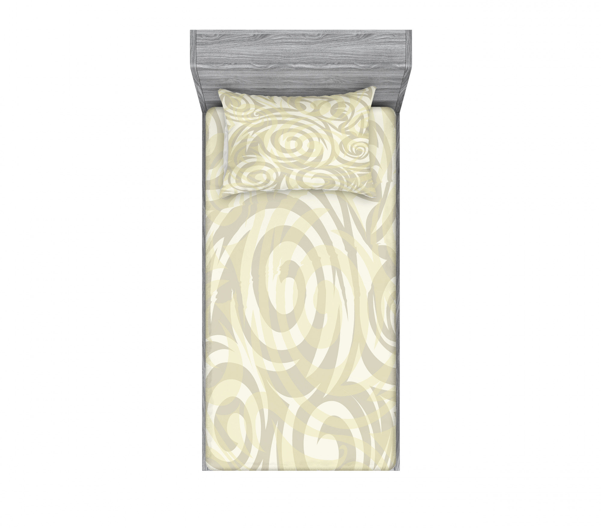 Abstract Sheet Set Ambesonne Vintage Swirling with Faded s Natural Effects Abstract Sheet ...