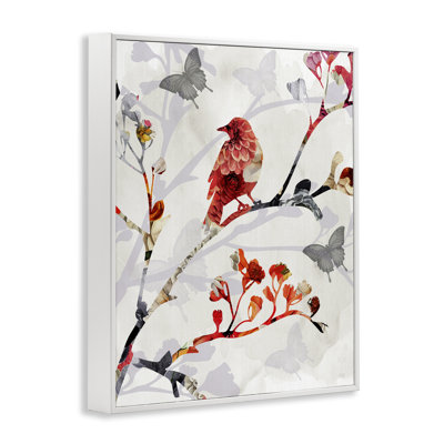 Giclée à motif d'oiseaux sur des branches par Susan Jill
