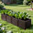 Indoor And Outdoor Rectangular Plastic Planting Box