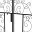 Outsunny 7.5' Metal Garden Arch with Gate