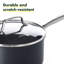 Casserole en céramique antiadhésive 3 pte avec couvercle GreenPat
