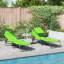 Folding Sun Lounger Folding Oxford Outdoor Recliner Adjustable Patio-1995977114