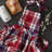 Plaid Cotton Wasist