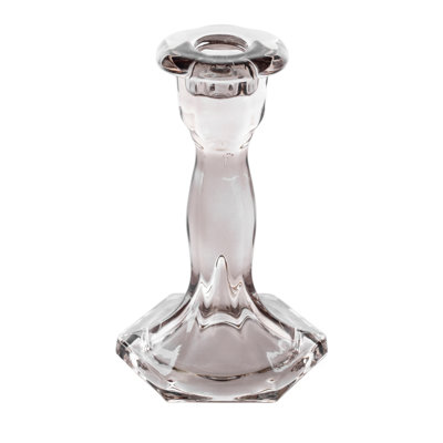 6'' H Crystal Tabletop Candlestick