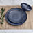Mikasa Rylan Blue 12-Piece Stoneware Dinnerware Set