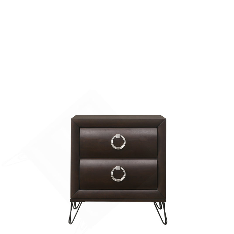 Tablita Dark Merlot Finish Nightstand