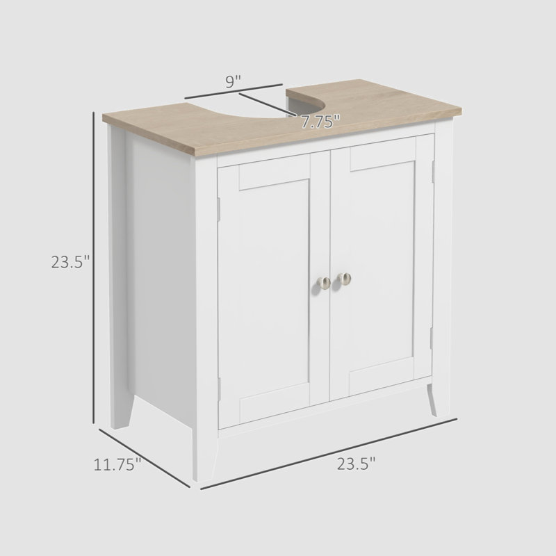 23.5'' Single Bathroom Vanity Base Only, White