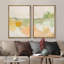 «White Mid-Century Modern Organic Polygons», 2 pièces sur toile-99016205-99016207