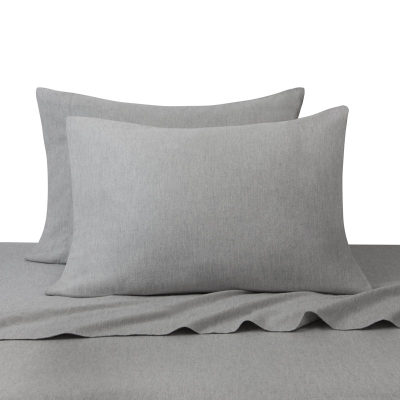  Cotton Blend Flannel Pillowcase, King