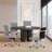 Mid Back Executive Swivel Office Chair With Metal Frame And Arms-114205516