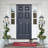 4' Set Of 2 Pre-Lit Artificial Lamp Posts With Decorative Pot