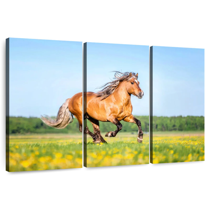 Cheval Bramom Palomino, H 28 po x l 45 po