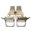 Ensemble de salle à manger multifonctionnel pliable et portable, 1 table de salle à manger et 4 chaises pliantes, mobilier d'extérieur