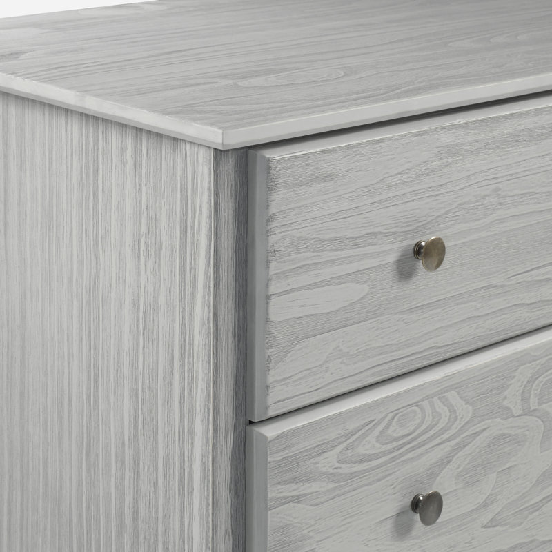 Commode 5 tiroirs Faringdon, Gris patiné