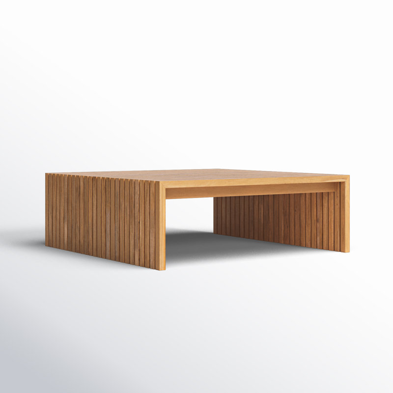 Essential Outdoor Square Teak Coffee Table