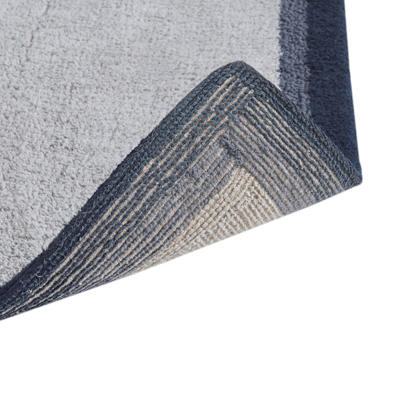 Amherst Cotton Tufted Bath Rug, 24" W x 60" L, Navy